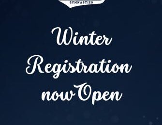 Our Winter Registration is now open!